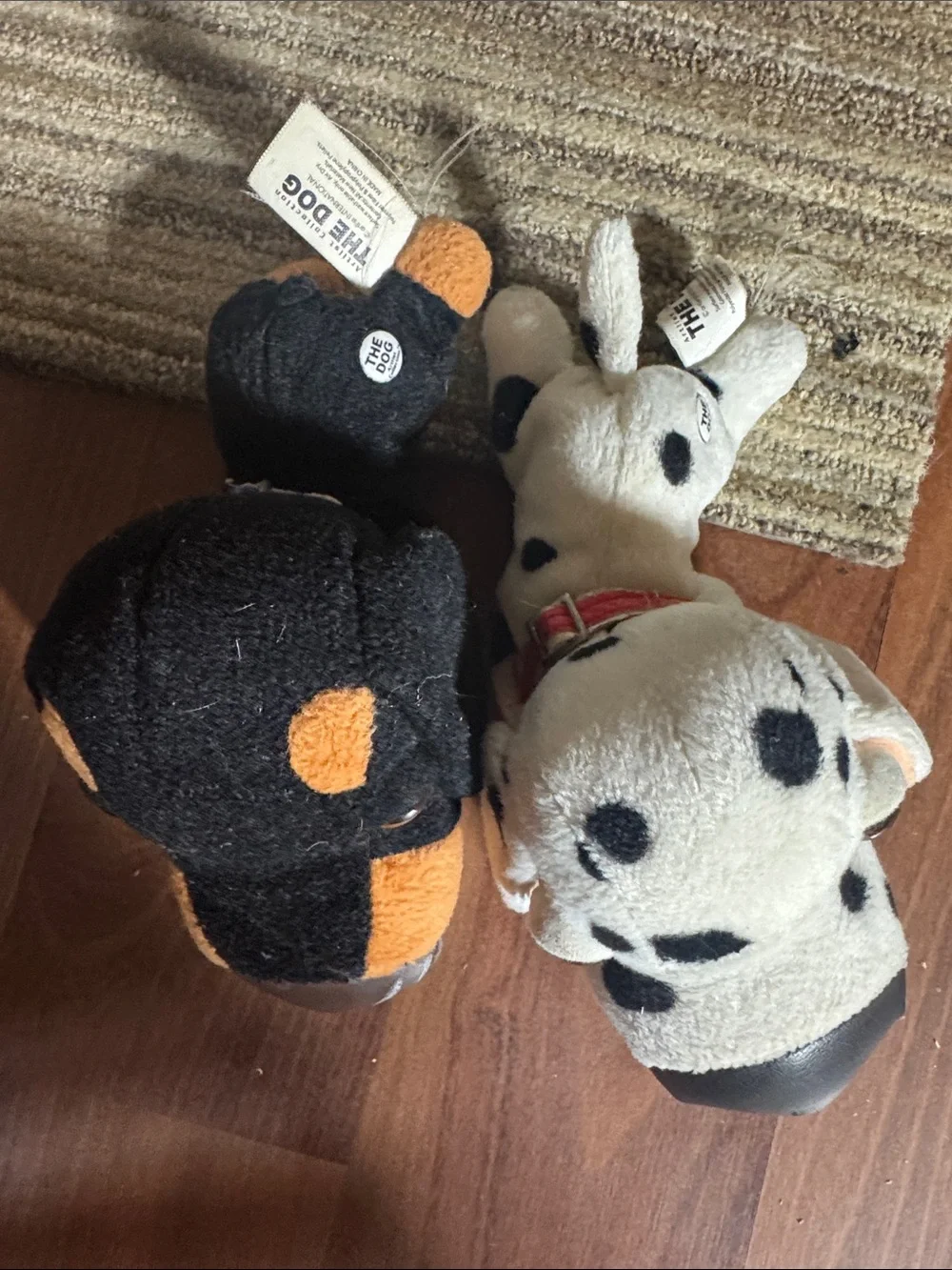 GANZ Plush Small Pet Toy Assortment - Orange, Black, White, Brown, Tan, Blue